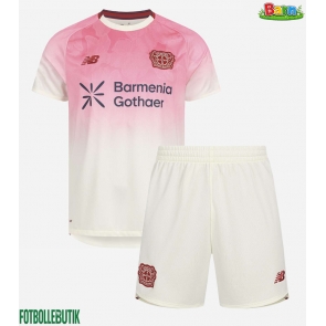 Bayer Leverkusen Bortaställ Barn 2025-26 Kortärmad (+ Korta byxor)